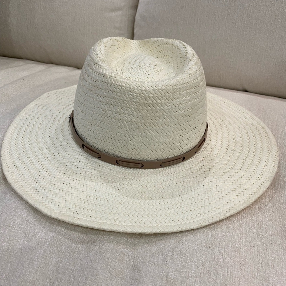RAG & BONE NWOT LEXIE PACKABLE WIDE BRIM FEDORA IN IVORY - Picture 4 of 9